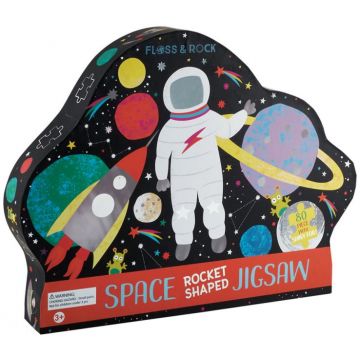 Puzzle pentru copii Floss and Rock - Cosmos, 80 piese