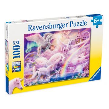 Puzzle Ravensburger din 100 XXL de piese - Pegasus Unicorns