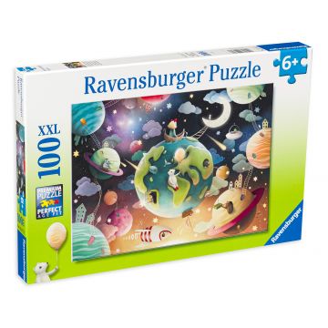 Puzzle Ravensburger din 100 XXL de piese - Planet