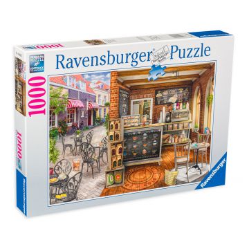 Puzzle Ravensburger din 1000 de piese - Cafeneaua cocheta
