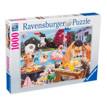 Puzzle Ravensburger din 1000 de piese - Summer days for dogs