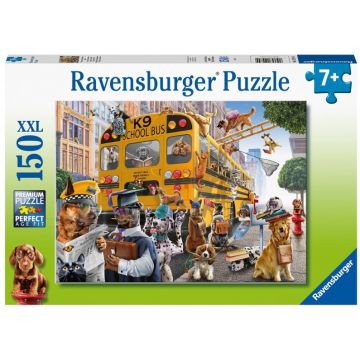 Puzzle Ravensburger din 150 XXL de piese - Pet school