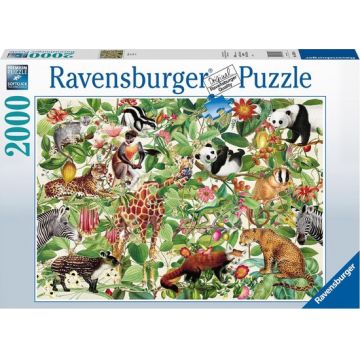 Puzzle Ravensburger din 2000 de piese - Jungle