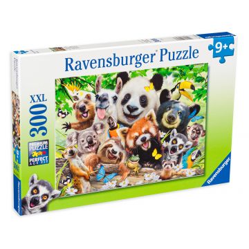 Puzzle Ravensburger din 300 XXL de piese - Wildlife Selfie