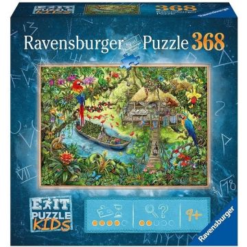 Puzzle Ravensburger din 368 de piese - The jungle expedition