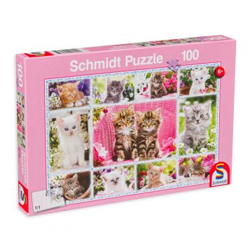 Puzzle Schmidt din 100 de piese - Kittens