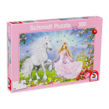 Puzzle Schmidt din 100 de piese - The unicorn princess