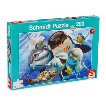 Puzzle Schmidt din 200 de piese - Underwater Friends