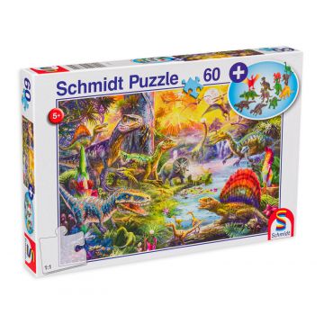 Puzzle Schmidt din 60 de piese - Dinosaurs