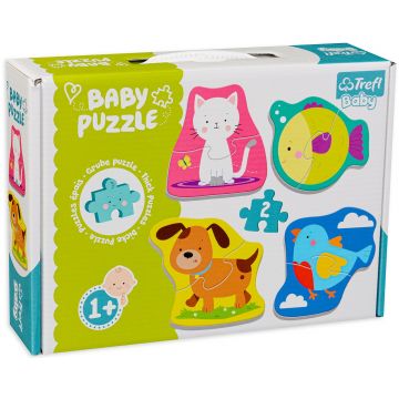 Puzzle Trefl 4 in 1 - Little Animals