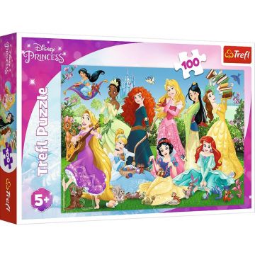 Puzzle Trefl din 100 de piese - Disney Princess