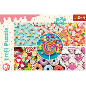 Puzzle Trefl din 300 de piese - Dulciuri