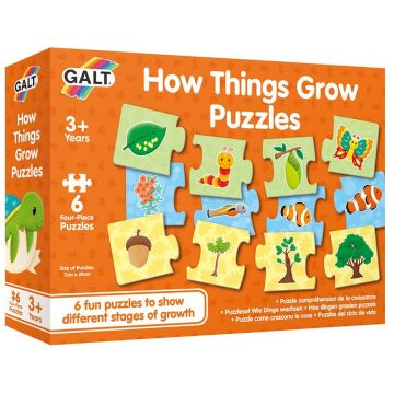 Puzzle-uri pentru copii Galt - Evolutia organismelor vii, 6x4 piese