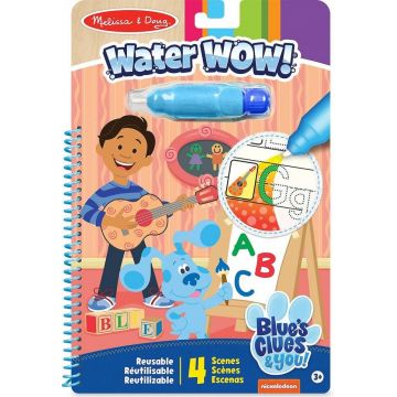 Set coloreaza cu apa Melissa & Doug - Ghicitorile lui Blue, Alfabet