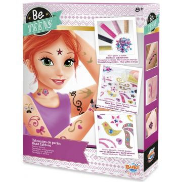 Set creativ Buki Be Teens - Fa-ti singur tajuaje perlate