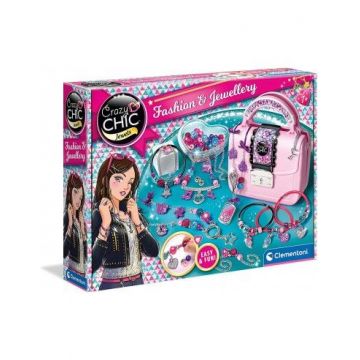 Set creativ Clementoni Crazy Chic - Moda si bijuterii intr-o servieta