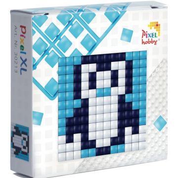 Set creativ cu pixeli Pixelhobby - XL, Pinguin