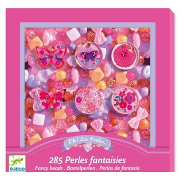 Set creativ de bijuterii Djeco Fancy Beads - Fluturi