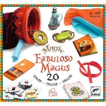 Set cu trucuri pentru copii Djeco - Fabuloso Magus, 20 trucuri