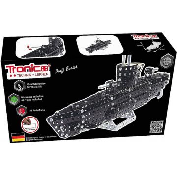 Set de construit metalic Tronico Profi - Submarin