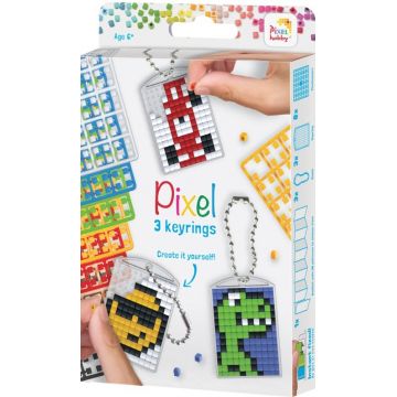 Set de creatie cu pixeli Pixelhobby - Breloace, cool