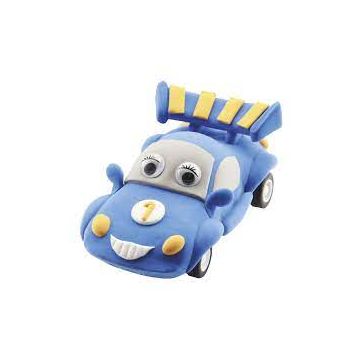 Set de creatie Totum - Fa singur, un automobil albastru modelin