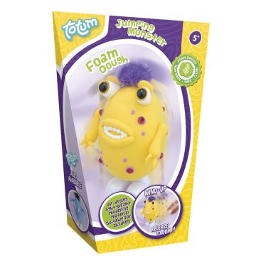 Set de creatie Totum - Fa singur, un monstru galben care sare