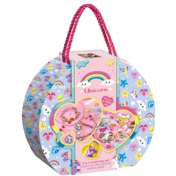 Set de creatie Totum -Unicorn 2 in 1, in valiza