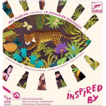 Set de desenat Djeco - Inspira-te din Le Douanier Rousseau