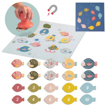 Set de joc Taf Toys - Primul meu joc de pescuit magnetic