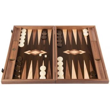 Table de lux din lemn de nuc natural , 48 x 30 cm
