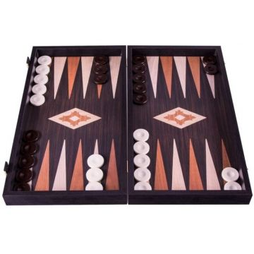 Table din lemn Manopoulos - Wenge, 24 x 20 cm