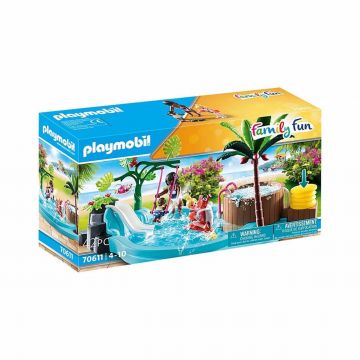 Playmobil - Piscina De Copii Cu Tobogan