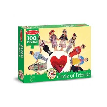 Puzzle Copiii lumii Melissa and Doug 100 piese