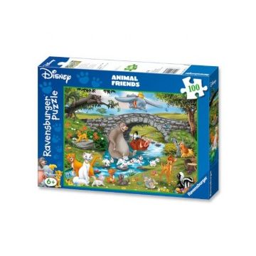 Puzzle lumea animalelor 100 piese