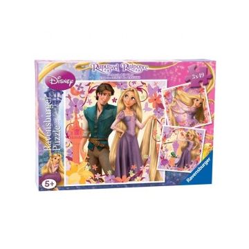 Puzzle rapunzel 3x49 piese