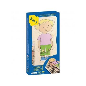 Puzzle stratificat Corpul tau - Fetita