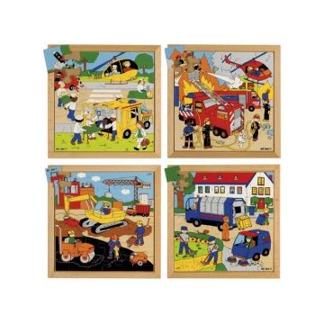 Set 4 puzzle de Actiune - Educo