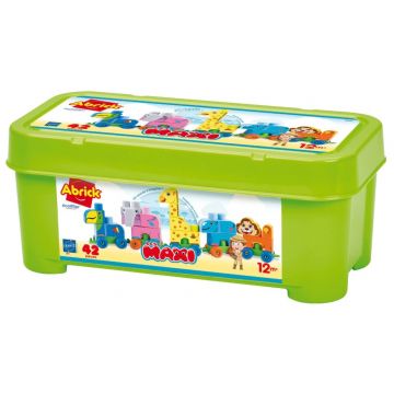 Constructor în cutie Ecoiffier - Animale, 50 piese