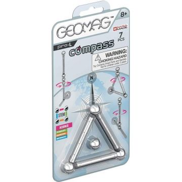 Constructor magnetic Geomag - Pro-L Compass, 7 piese
