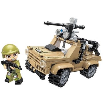 Constructor Qman - Jeep militar cu tunuri