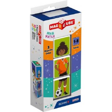 Cuburi magnetice Geomag - Sport, 3 piese