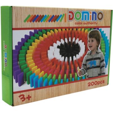 Domino din lemn B-MAX, 200 piese