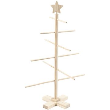 Figurina din lemn pentru decorare Compania Creativ - Brad
