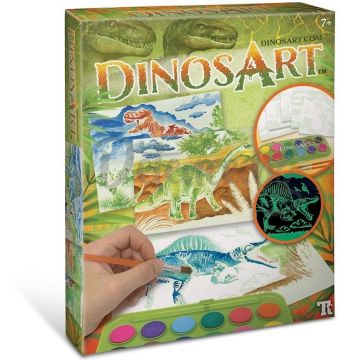 Imagini de colorat DinosAur - Dinozauri, cu acuarele