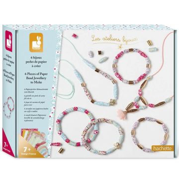 Janod Jewellery Making Kit - Perle de hârtie