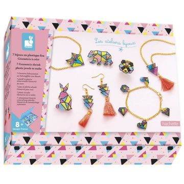 Janod Kit pentru fabricarea bijuteriilor - Geometrix