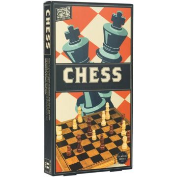 Joc clasic Profesor Puzzle - Șah din lemn