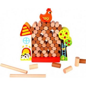 Joc de echilibru si coordonare Tooky toy - Salveaza gaina