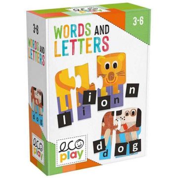 Joc pentru copii Headu Ecoplay - Cuvinte si litere (engleza)